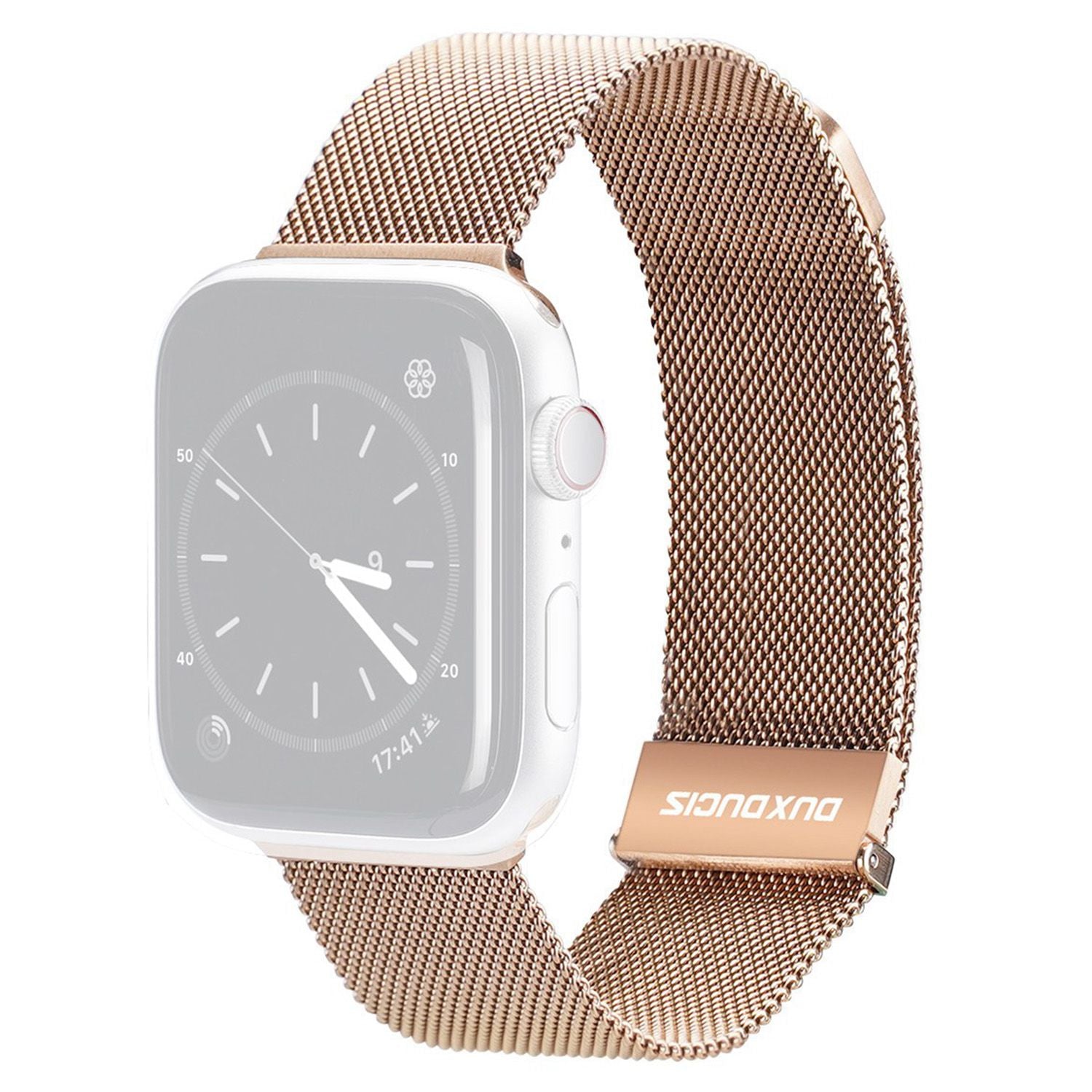 DUX DUCIS Watch Band for Apple Watch Series 9 8 7 41mm 6 5 4 SE (2022) SE (2023) SE 40mm 3 2 1 38mm Stainless Steel Milanese Wrist Strap DUX DUCIS Watch Band for Apple Watch Series 9 8 7 41mm 6 5 4 SE (2022) SE (2023) SE 40mm 3 2 1 38mm Stainless Steel Milanese Wrist Strap